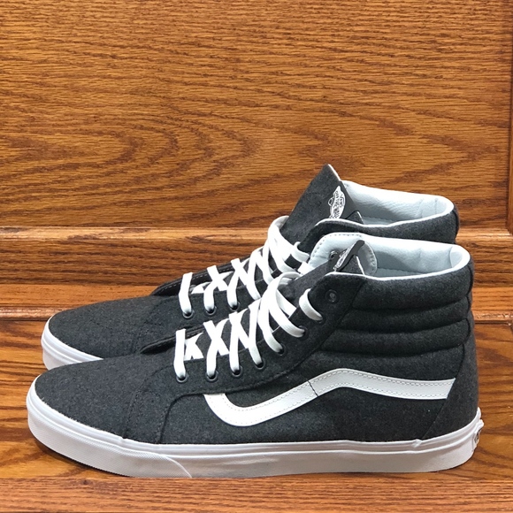 Vans Other - Vans Sk8 Hi Reissue Varsity Charcoal True White
